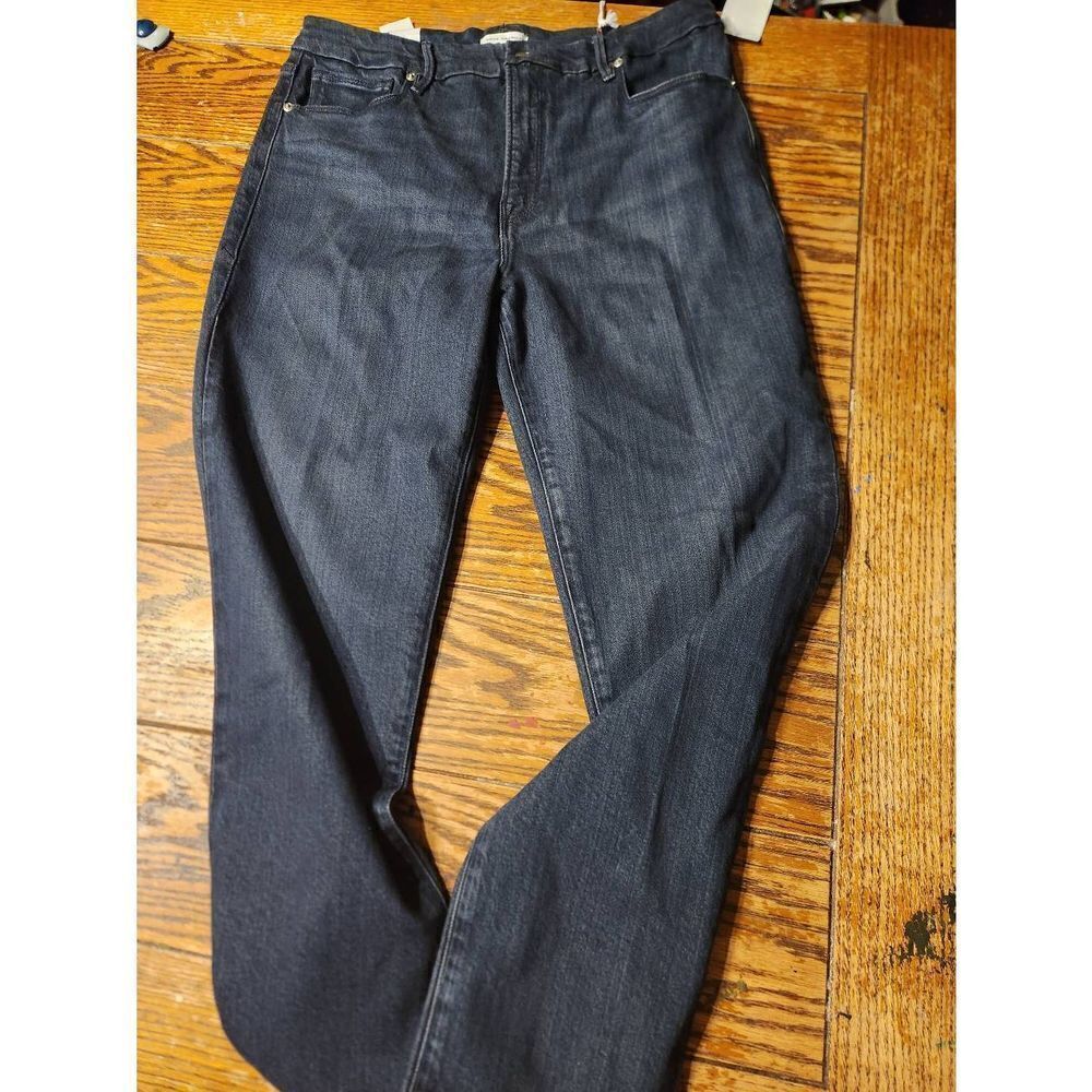 NWT Good American Good Classic Jeans in Indigo 526 sz 14/32